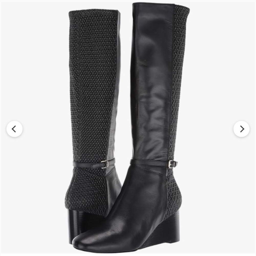 Cole Haan Women's Lauralyn Stretch Wedge Boot Size 8